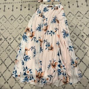 LuLus two piece maxi dress